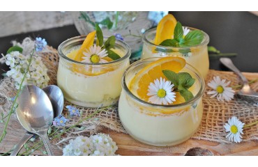 Crème aux oeufs au thé fleur d'oranger